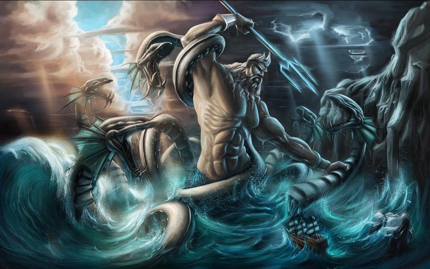 Poséidon và các thần biển