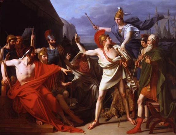 Mối bất hòa giữa chủ tướng Agamemnon với Achille