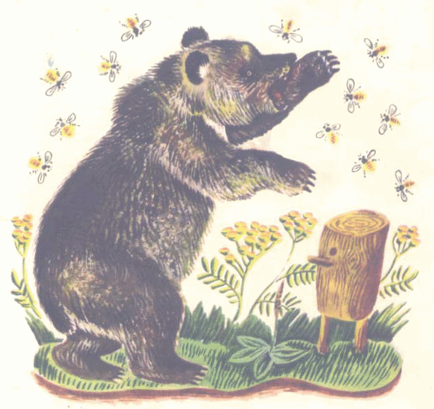 Gấu và ong