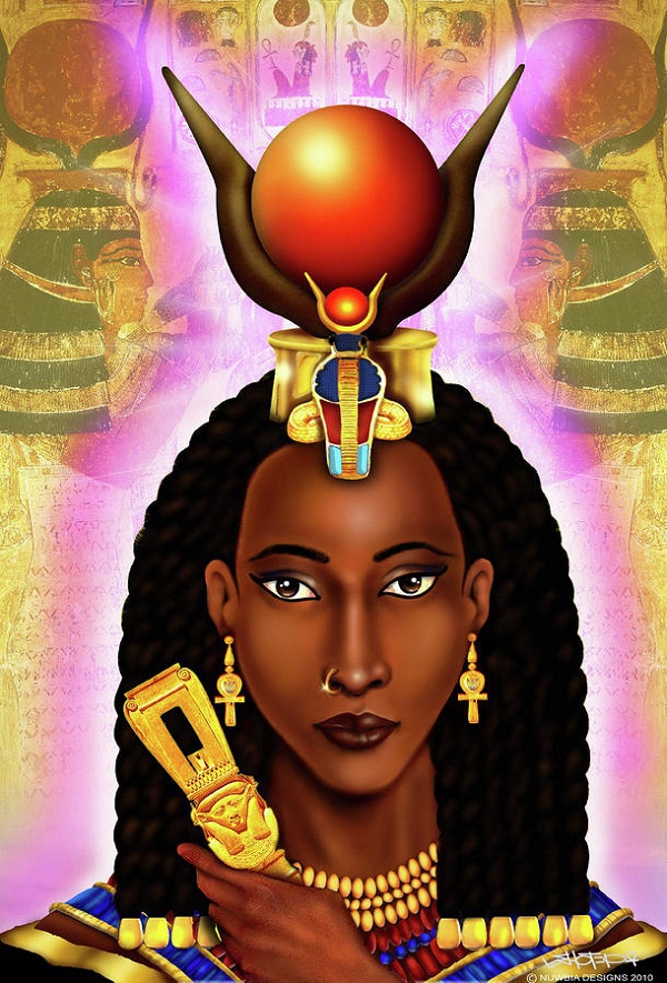 Nữ thần của tình yêu và sắc đẹp Hathor