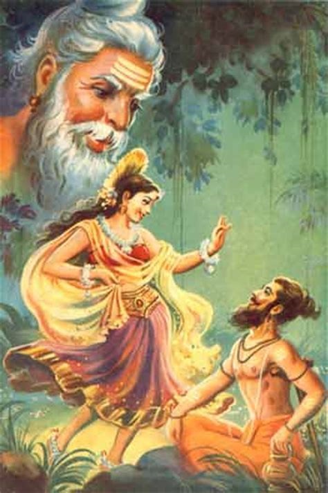 Hiền triết Vishvamitra và nàng Menaka