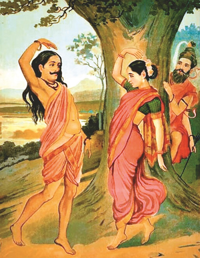 Bhasmasura chết vì nhảy múa với Mohini