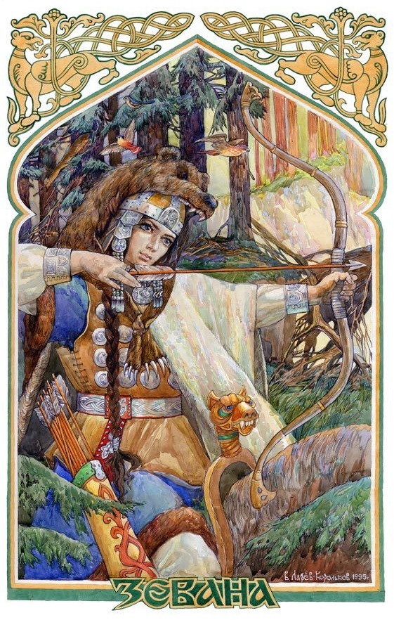 Nữ thần săn bắn của người Slavic - thần Devana