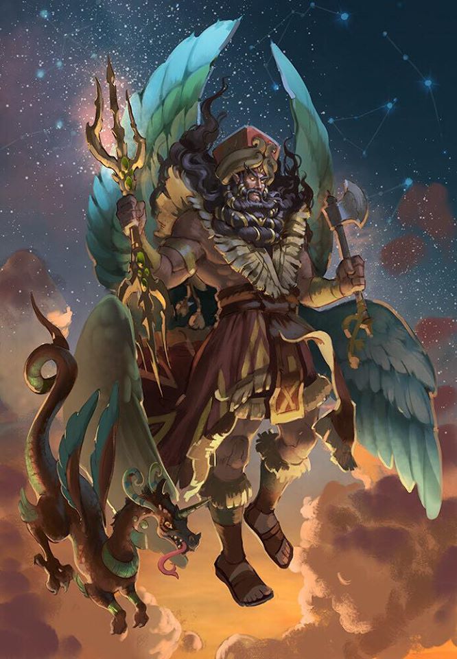 Cuồng phong sát long thần Marduk - vị thần bão tố hùng mạnh