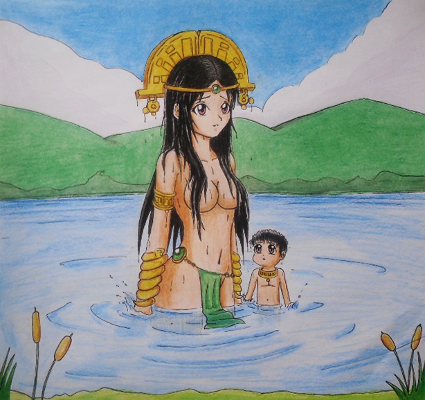 Bachue - nữ thần thủy tổ của người Muisca
