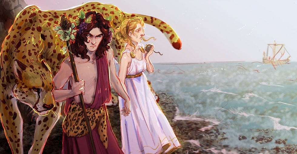 Câu chuyện tình của Dionysus và Adriadne