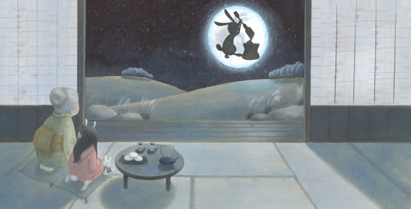Sự tích Thỏ ngọc giã bánh Mochi trên cung trăng - Sự tích Trung Thu