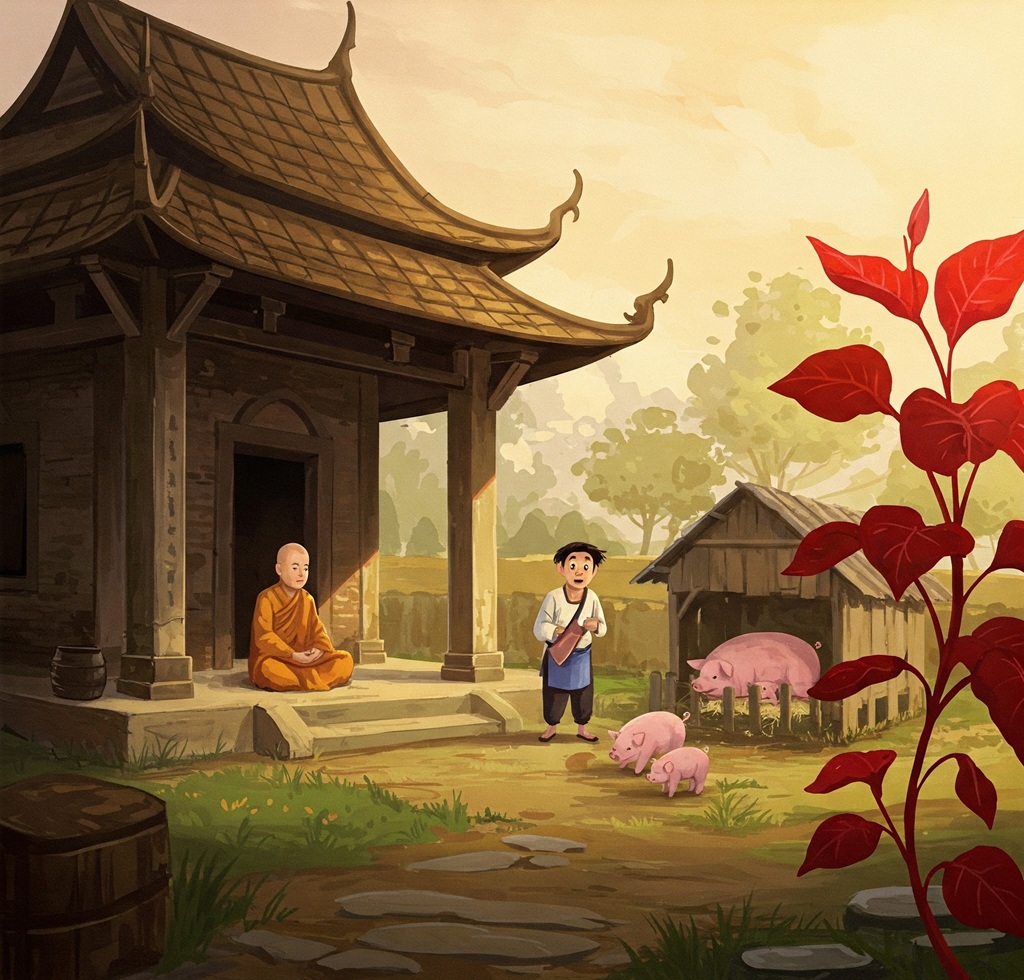 Sự tích cây huyết dụ