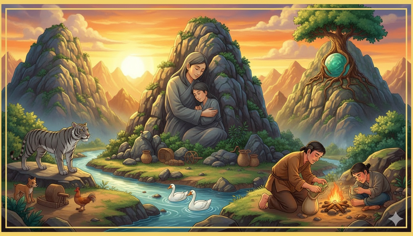 Ngậm ngải tìm trầm (Sự tích núi Mẫu Tử)