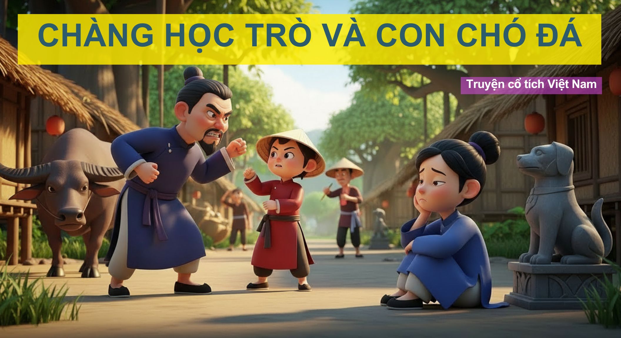 Chàng học trò và con chó đá