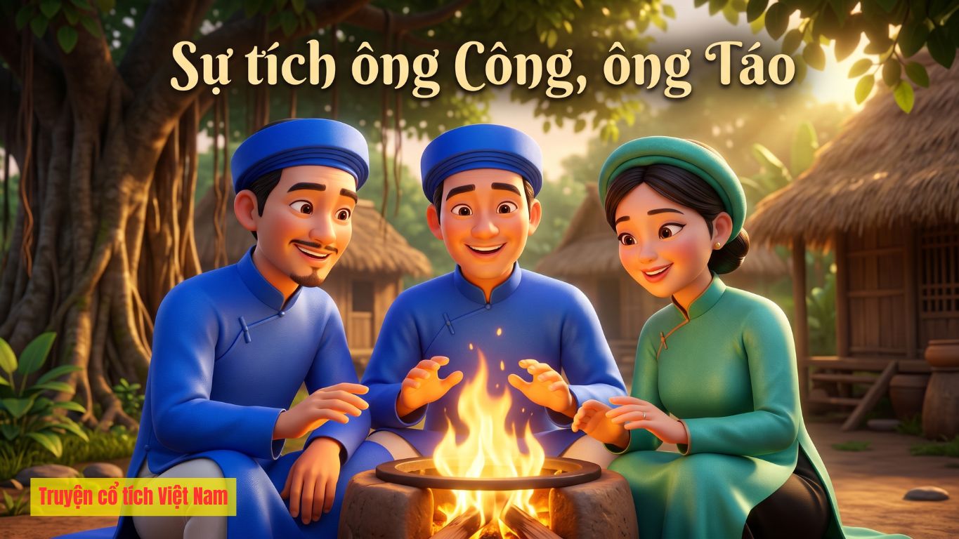 Sự tích ông Công ông Táo