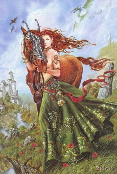 Epona - nữ thần bảo hộ cho loài ngựa