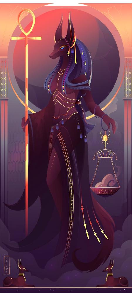 Nữ thần Anput - vợ Anubis