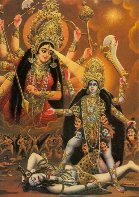 Chuyện nữ thần Parvati thay da và nữ thần Kali ra đời