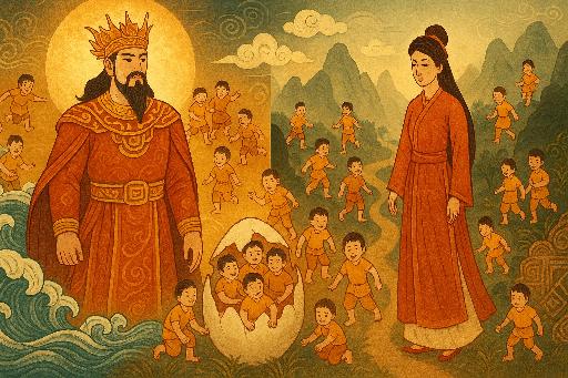 Truyền thuyết Lạc Long Quân và Âu Cơ