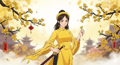 Sự tích hoa mai vàng
