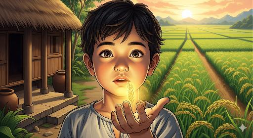 Sự tích hạt thóc hay hạt lúa, hạt gạo