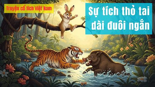 Sự tích thỏ tai dài đuôi ngắn