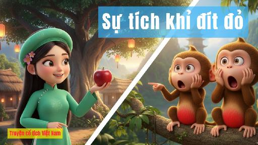 Sự tích khỉ đít đỏ